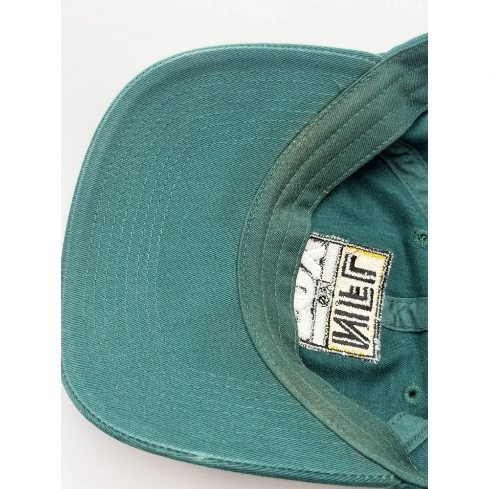 Vintage NFL on Fox Sports Green Dad Hat Strapback Cap